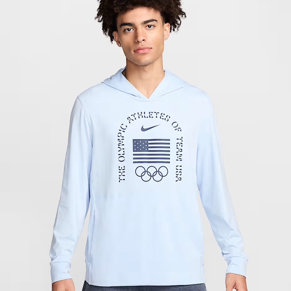 USA Restore Men's Nike Dri-FIT Yoga Lightweight Hoodie
